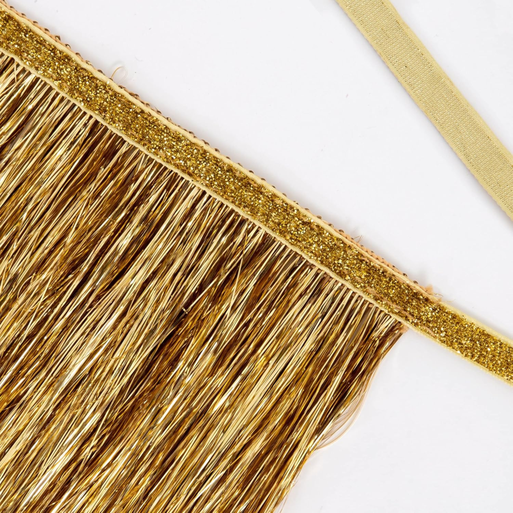 Gold Tinsel Fringe
