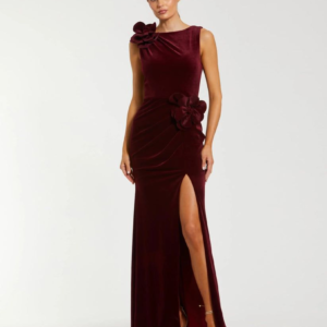 Mac Duggal Velvet Column Dress