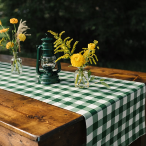 Plaid Checkered Tablecloth