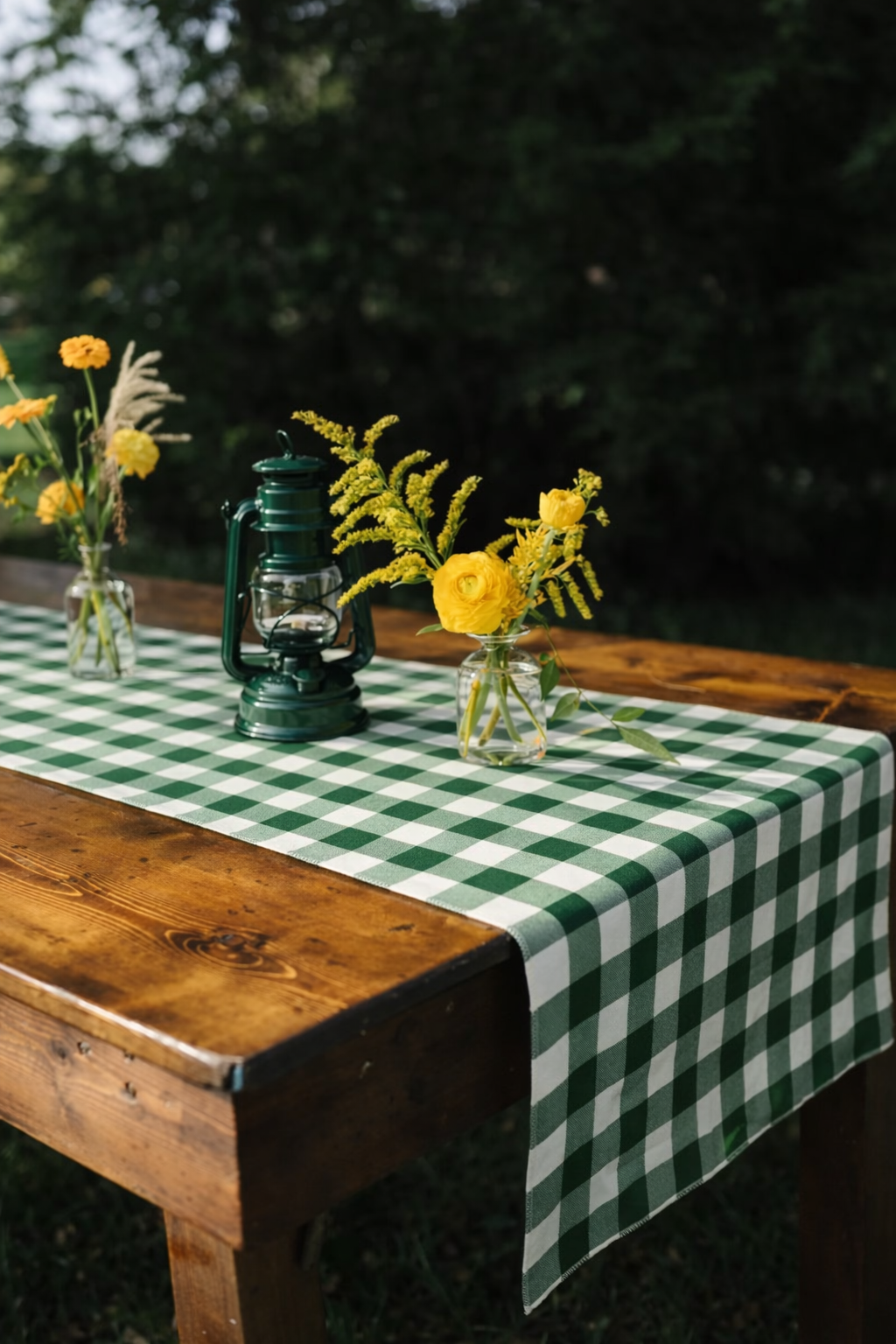 Plaid Checkered Tablecloth