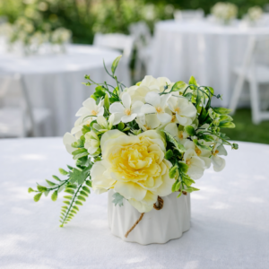Faux Floral Centerpieces