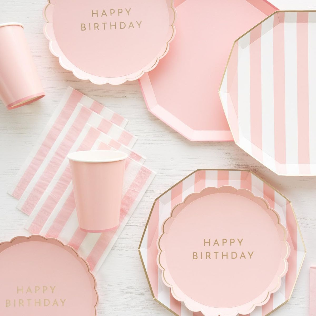 Pink Party Plates