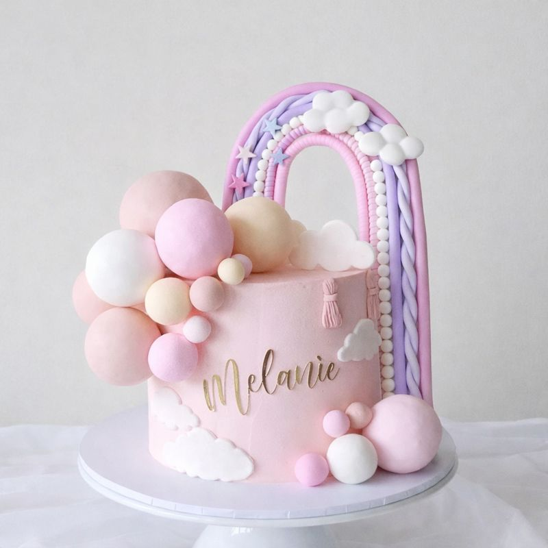 Falling Rainbow Topper