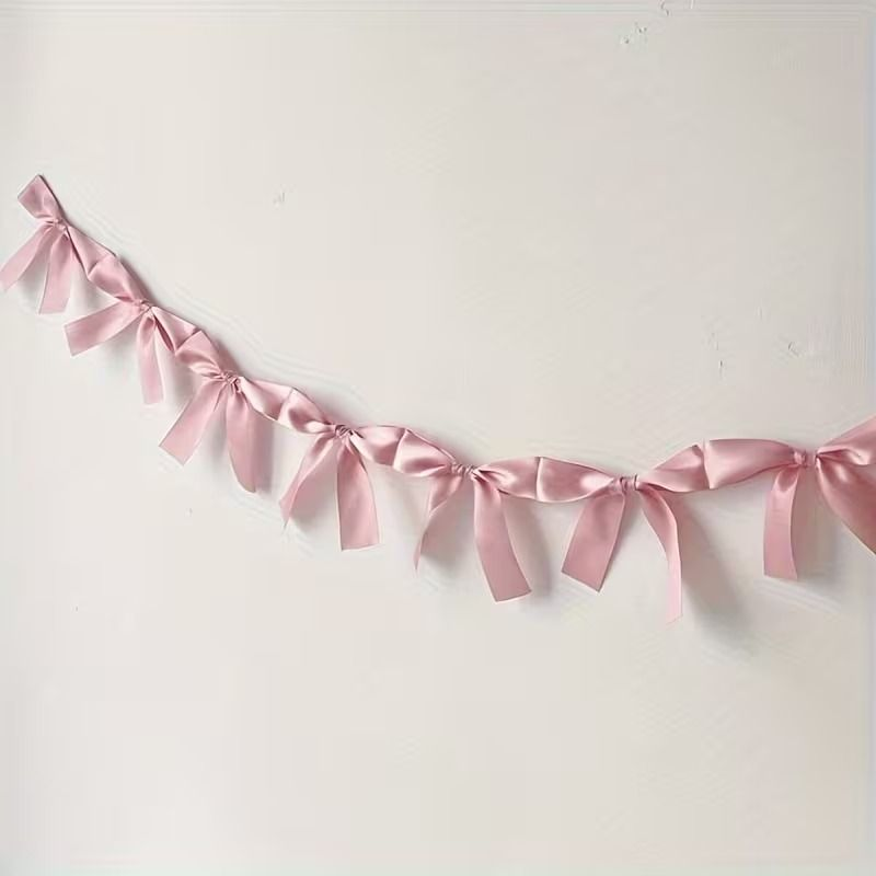 Satin Bow Garland
