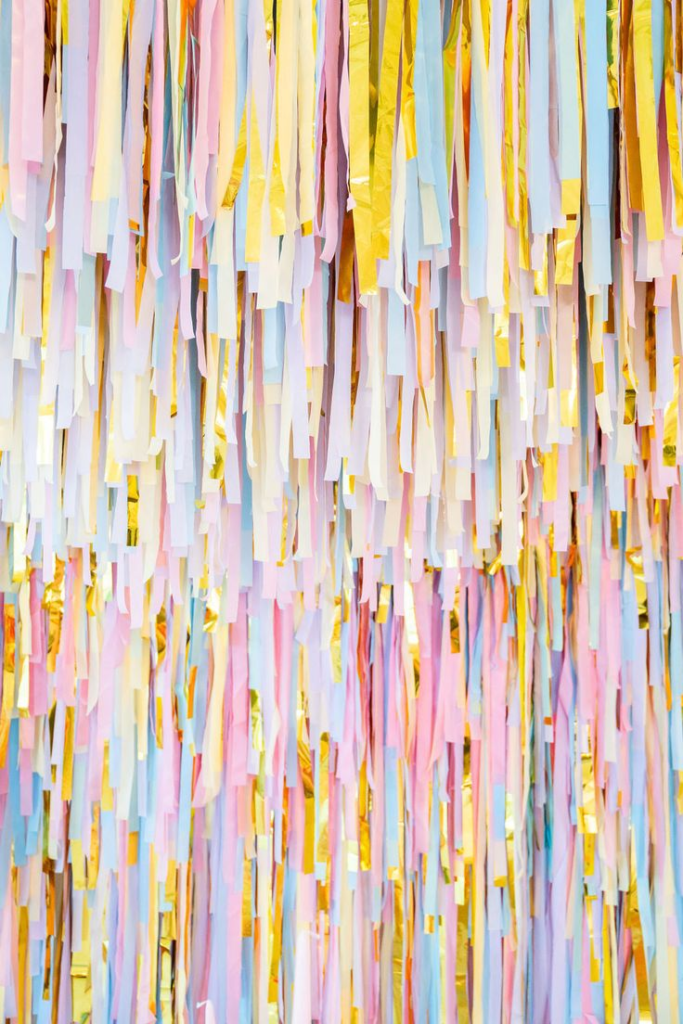 A Royal Celebration Fringe Backdrop