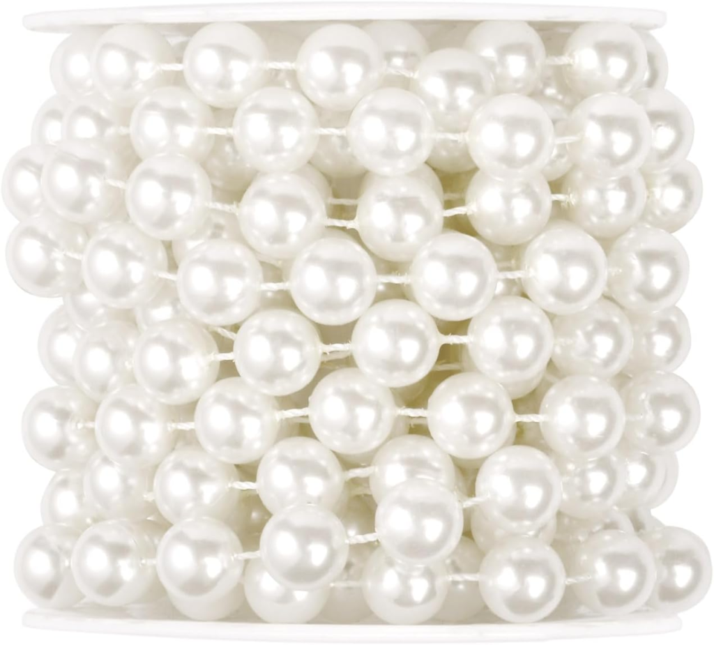 White Pearl Beads Garland