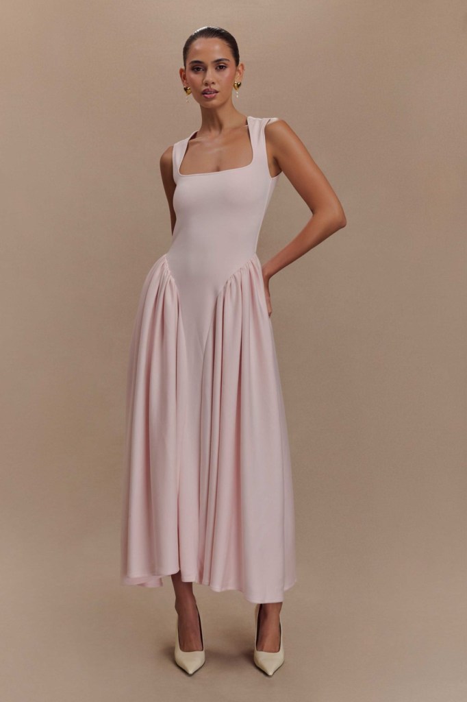 Meshki Scuba Jersey Midi Dress