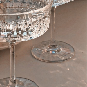 Ribbed Coupe Glasses