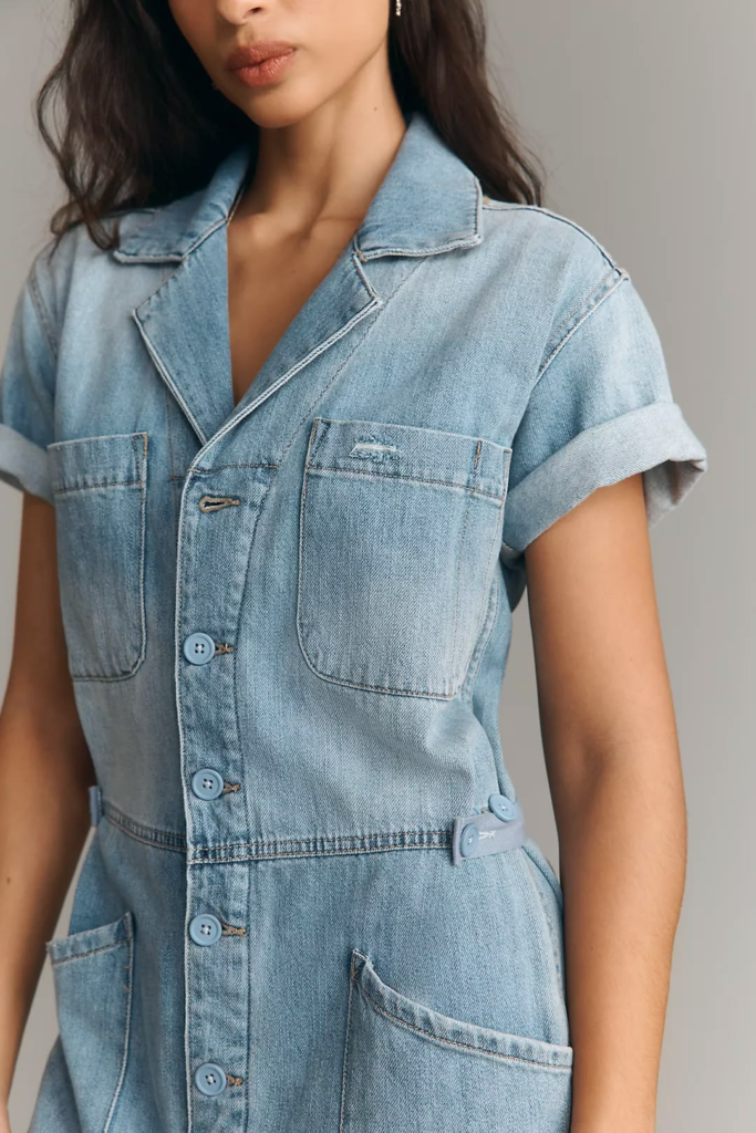 Anthropologie Denim Jumpsuit