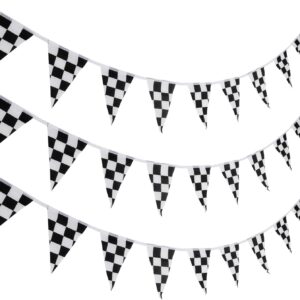 Checkered Pennant Banner