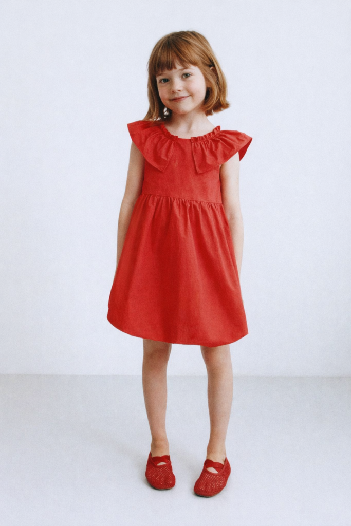 Zara Poplin Balloon Dress