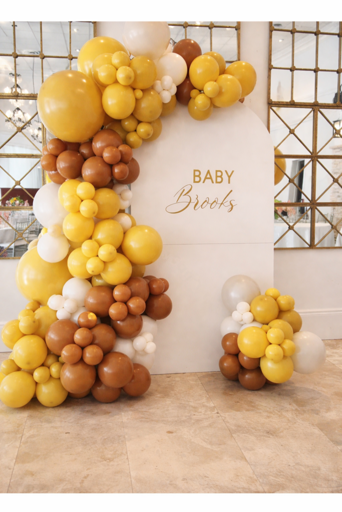 Boho Yellow Balloon Arch