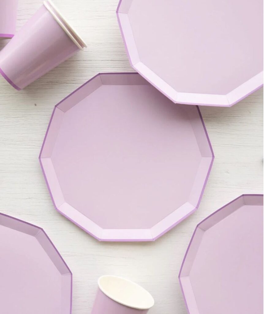 Purple Party Plates