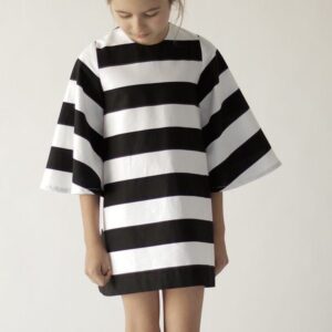 Black & White Striped Dress