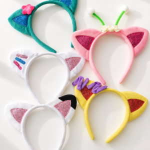 Cat Ears Headband Set